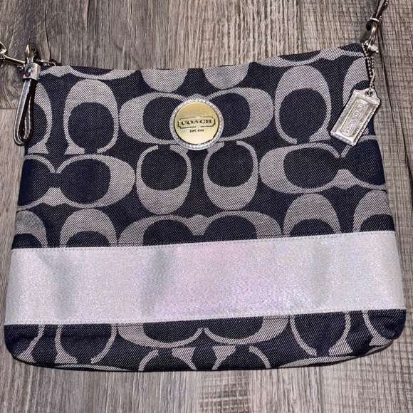 Coach Black and Gray Crossbody Bag